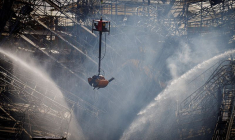 Un incendie ravage la vieille bourse de Copenhague