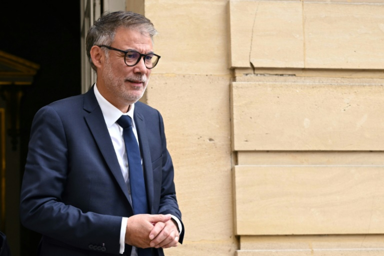 Le premier secrétaire du PS Olivier Faure à Paris le 4 septembre 2025 ( AFP / Bertrand GUAY )