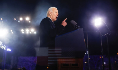 Le président américain Joe Biden lors d'un discours à Varsovie, en Pologne