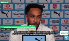 De retour à Marseille, Pierre-Emerick Aubameyang a hâte de retrouver le Vélodrome