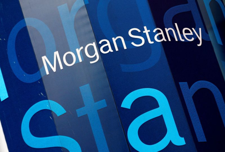 Un logo de Morgan Stanley à New York