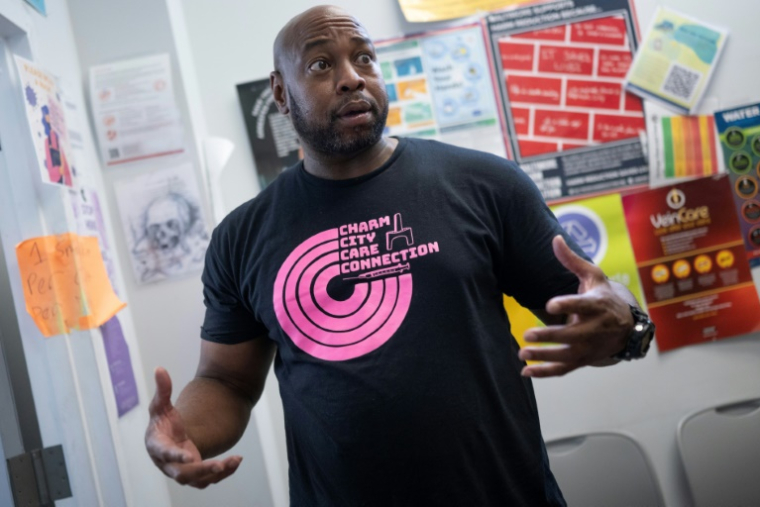 Bakari Atiba à Baltimore, dans le Maryland le 10 juin 2025 ( AFP / ANDREW CABALLERO-REYNOLDS )