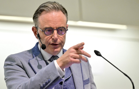 Bart De Wever, à Gent, le 7 octobre 2025 ( Belga / DIRK WAEM )