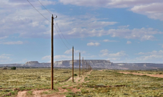 Plateaux désertiques de la Nation Navajo, en Arizona, le 8 juillet 2025 ( AFP / Frederic J. BROWN )