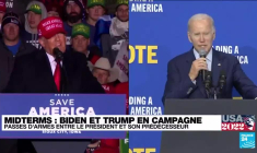 Midterms : passes d'armes entre le président Joe Biden et son prédécesseur, Donald Trump