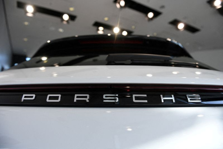Le logo du constructeur automobile allemand Porsche