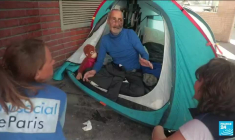France : le Samu social au secours des sans-abris dans la capitale