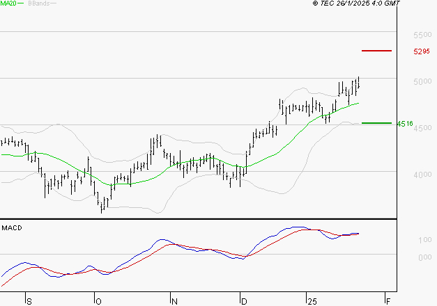 RENAULT SA : Le mouvement reste haussier
