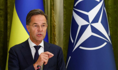 Visite du secrétaire général de l'OTAN, M. Rutte, à Kiev