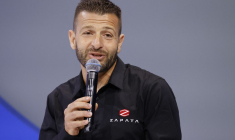 Franky Zapata à Paris le 14 juin 2023. ( AFP / LUDOVIC MARIN )