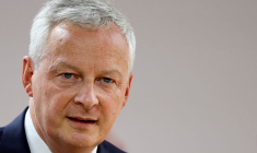 Le ministre français de l'Économie et des Finances, Bruno Le Maire, à Paris