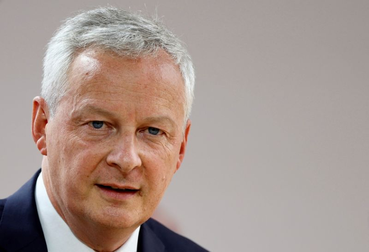 Le ministre français de l'Économie et des Finances, Bruno Le Maire, à Paris