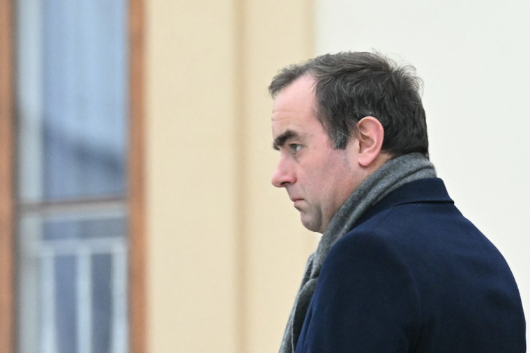 Sebastien Lecornu, le 13 janvier 2025, à Varsovie ( AFP / SERGEI GAPON )