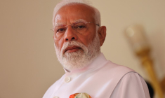 Narendra Modi à Mumbai le 17 février 2026. ( AFP / LUDOVIC MARIN )