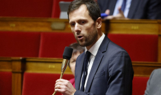 Mathieu Lefèvre à Paris, le 22 octobre 2024. ( AFP / LUDOVIC MARIN )