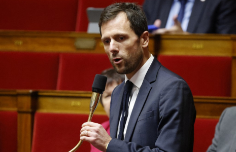 Mathieu Lefèvre à Paris, le 22 octobre 2024. ( AFP / LUDOVIC MARIN )
