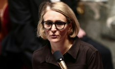 La secrétaire d'État à l'Intérieur, Marie-Pierre Védrenne, à l'Assemblée nationale, à Paris, le 5 novembre 2025 ( AFP / Thibaud MORITZ )