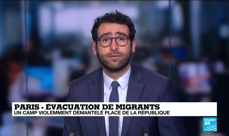 Campement de migrants démantelé: "une honte pour la République" selon Ian Brossat