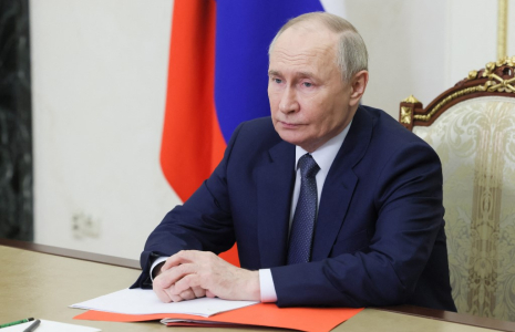 Vladimir Poutine à Moscou, en Russie, le 21 mars 2025. ( POOL / MIKHAIL METZEL )