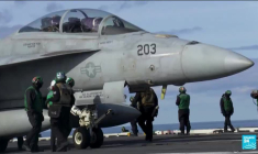 Un porte-avions américain entre en Méditerranée, sur fond de menace de frappes en Iran