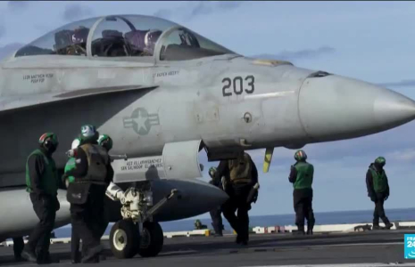 Un porte-avions américain entre en Méditerranée, sur fond de menace de frappes en Iran