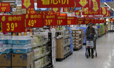 Un supermarché à Pékin