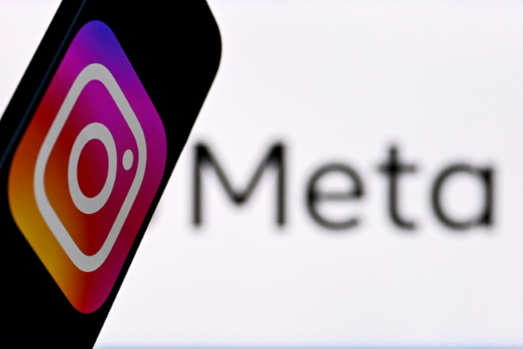 Logo Instagram à Francfort le 9 janvier 2025. ( AFP / Kirill KUDRYAVTSEV )