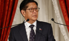 Le président philippin Ferdinand Marcos Jr, à Tokto, le 28 mai 2026 ( POOL / RODRIGO REYES MARIN )