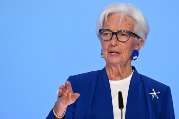 La présidente de la BCE Christine Lagarde  à Francfort, 11 juin 2026 ( AFP / Kirill KUDRYAVTSEV )