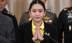 La Première ministre thaïlandaise Paetongtarn Shinawatra, le 19 juin 2025 à Bangkok ( AFP / Lillian SUWANRUMPHA )
