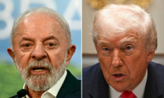Combinaison de portraits du président brésilien Lula (gauche), pris le 19 novembre 2025 à Belem, au Brésil, et du président américain Donald Trump (droite), pris le 2 décembre 2025 à Washington ( AFP / Pablo PORCIUNCULA )