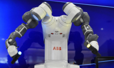 Le conglomérat ABB est spécialisé dans la robotique. ( AFP / TOBIAS SCHWARZ )