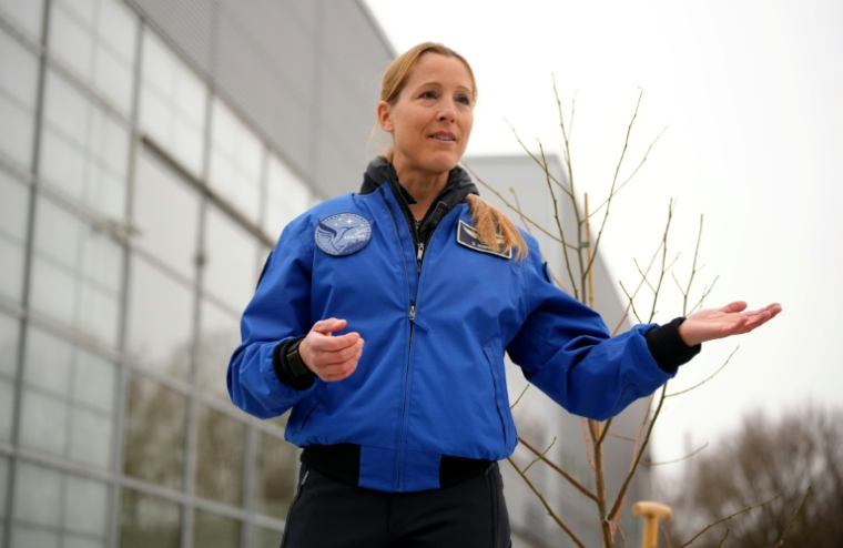 L'astronaute française Sophie Adenot au Centre européen de formation des astronautes (ESA) à Cologne, dans l'ouest de l'Allemagne, le 5 janvier 2026 ( AFP / Pau Barrena )