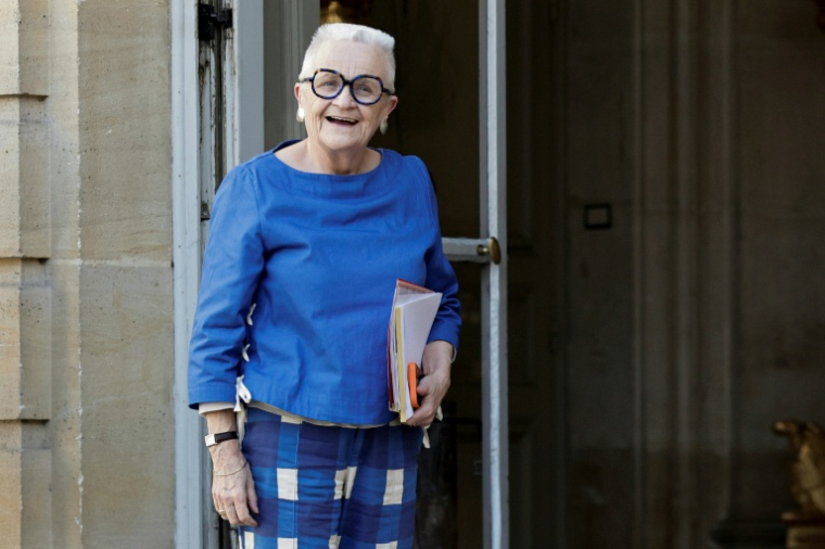 La ministre de l'Aménagement du territoire Françoise Gatel à l'Hôtel de Matignon à Paris le 21 mai 2026 ( AFP / STEPHANE DE SAKUTIN )