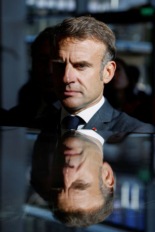 Le président français Macron