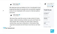 Les comptes Twitter de multiples personnalités attaqués