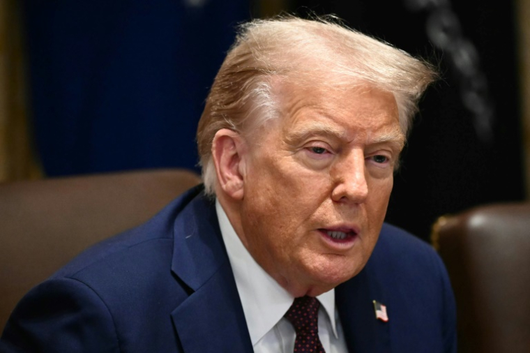 Le président américain Donald Trump à la Maison Blanche, le 26 août 2025 à Washington ( AFP / Mandel NGAN )