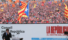 GRAND RASSEMBLEMENT DES INDÉPENDANTISTES CATALANS À PERPIGNAN