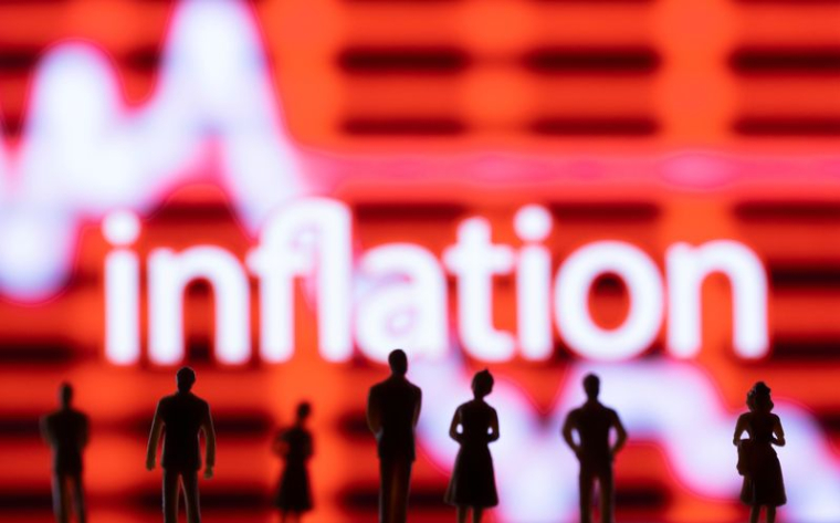 Illustration des figurines devant un graphique boursier