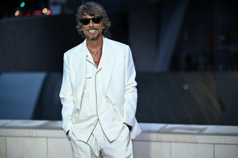 Le créateur italien Pierpaolo Piccioli à Paris le 25 juillet 2024 ( AFP / JULIEN DE ROSA )