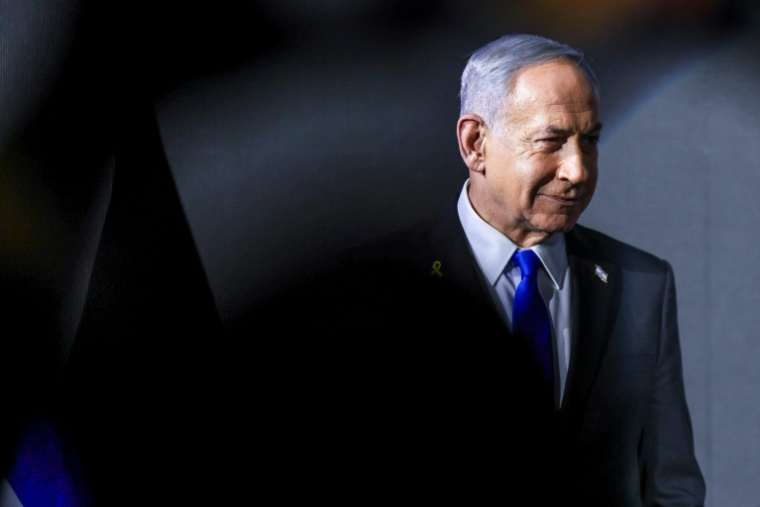 Le Premier ministre israélien Benjamin Netanyahu à Jérusalem, le 13 août 2025 ( POOL / Ronen Zvulun )