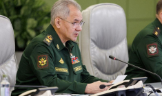 Le ministre russe de la Défense, Sergueï Choïgou, préside une réunion à Moscou