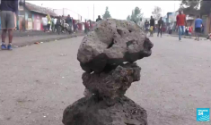 À Kinshasa, des Congolais manifestent contre la venue d'Emmanuel Macron