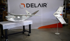 Des drones Delair. (illustration) ( AFP / LIONEL BONAVENTURE )