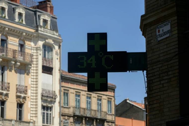 La canicule s'installe jeudi sur une large partie de la France, de Paris au centre-est, avec des températures s'approchant de plus en plus des 40°C ( AFP / Ed JONES )