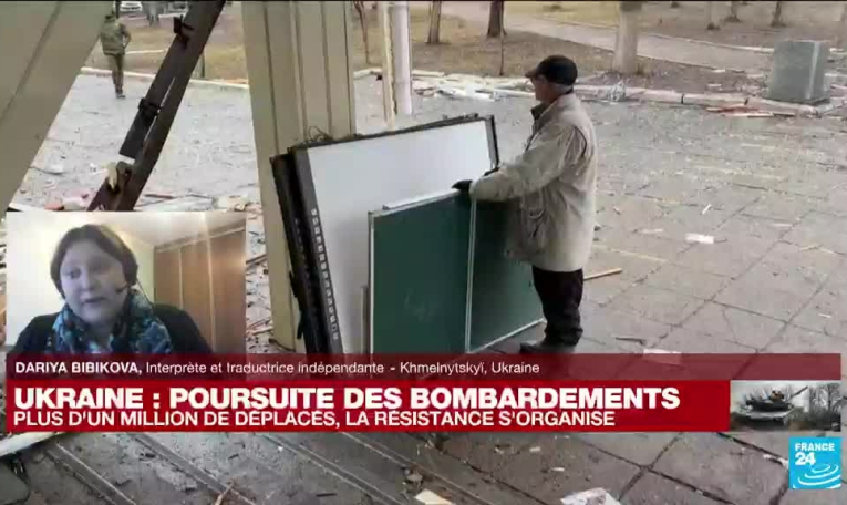 Invasion russe en Ukraine : "Je ne sais pas si je reverrai mes amis"
