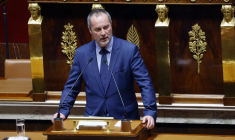 Stéphane Viry (LR) à Paris le 6 février. ( AFP / LUDOVIC MARIN )