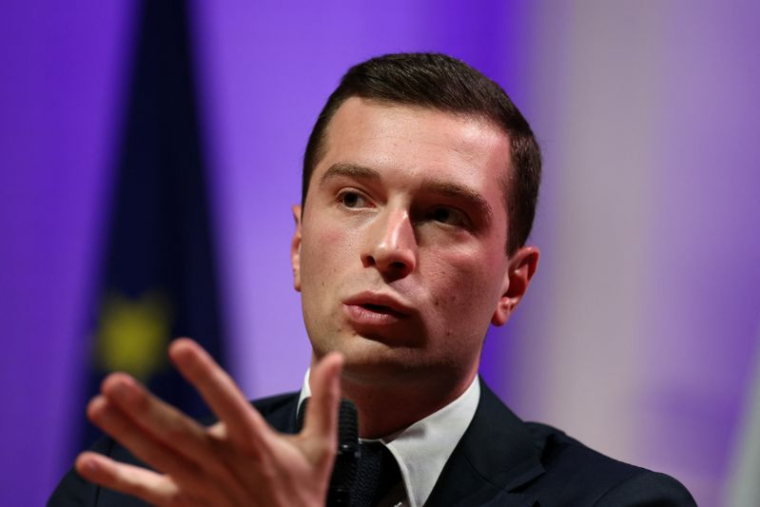 Jordan Bardella, président du Rassemblement national (RN)