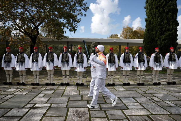 L'allumage de la flamme olympique de Milan-Cortina 2026