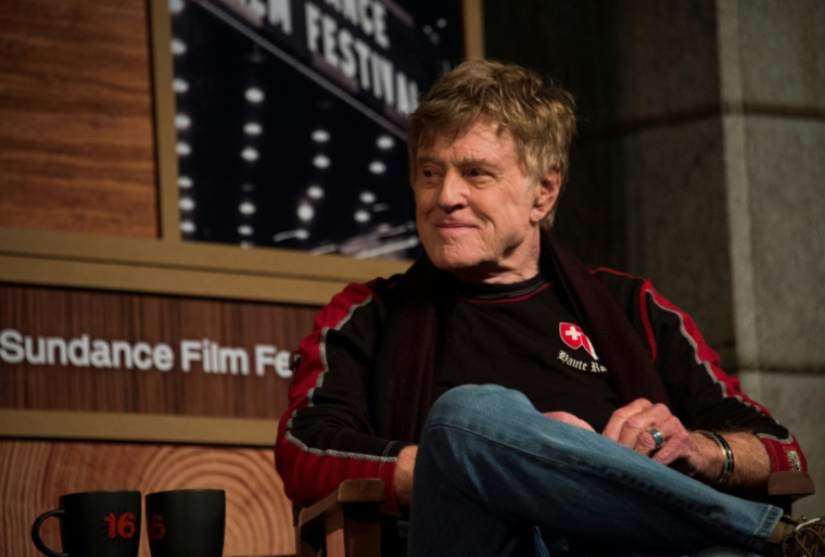 Le président et fondateur du Sundance Institute, Robert Redford, lors de la conférence de presse d'ouverture du Sundance Film Festival 2016 à Park City, le 21 janvier 2016 en Utah ( AFP / Valerie MACON )